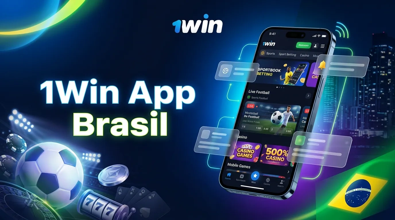 1Win App Brasil para Android e iOS com acesso em BRL